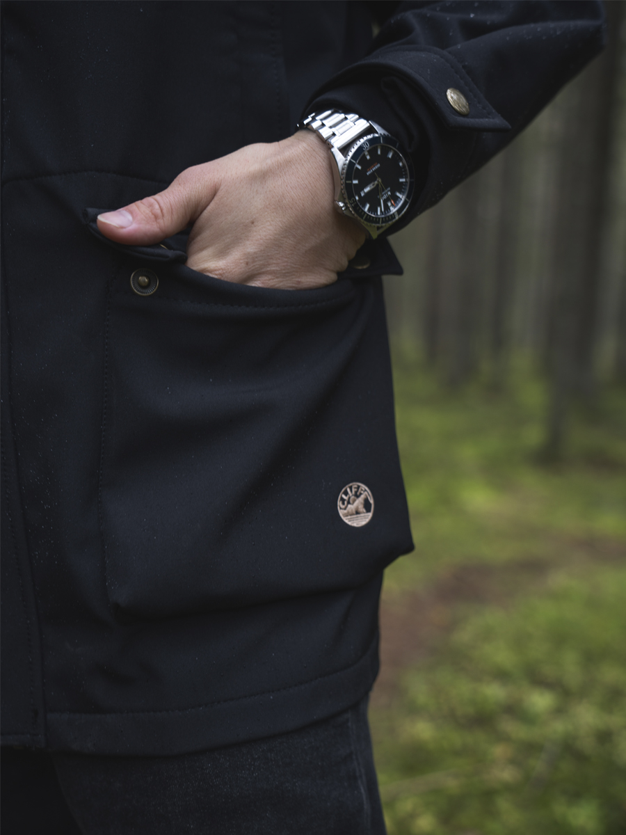 Куртка CLIFF Polartec унисекс (чёрный)