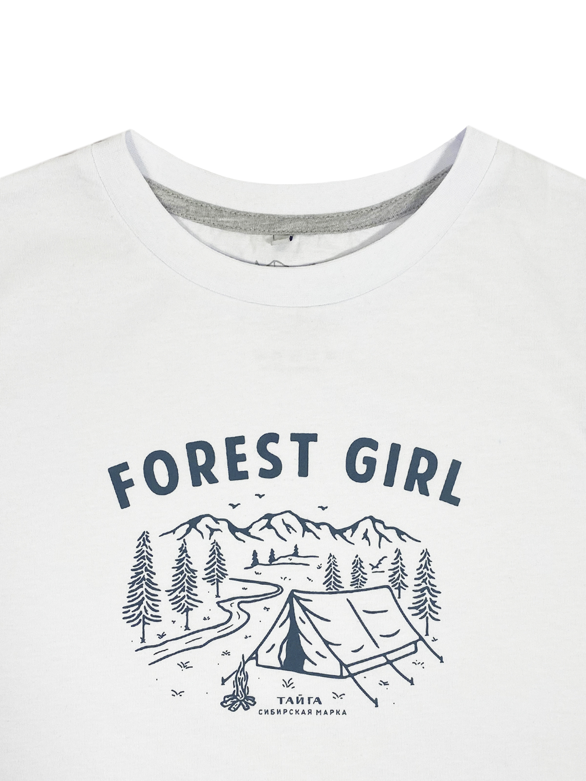 Футболка: Forest Girl W (белый)