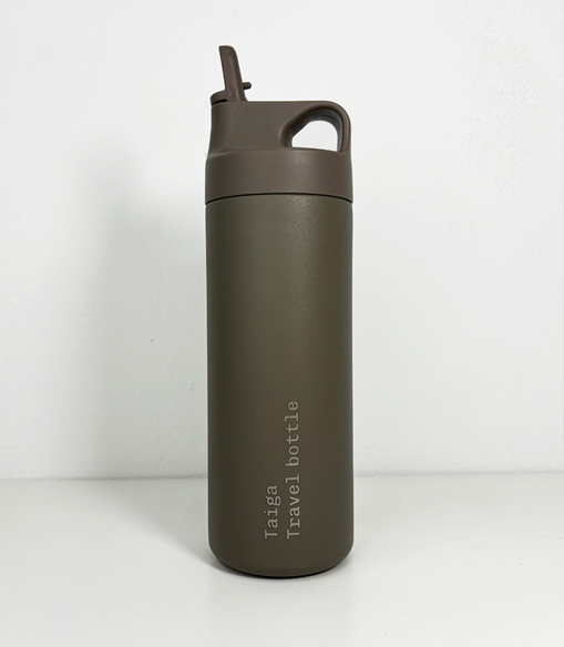 Термобутылка: Travel bottle (серо-коричневый)