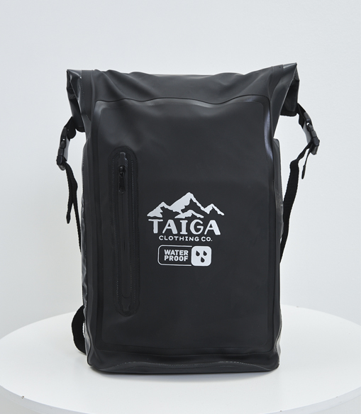 Гермосумка-рюкзак под фото: ПВХ трикотаж (черный)