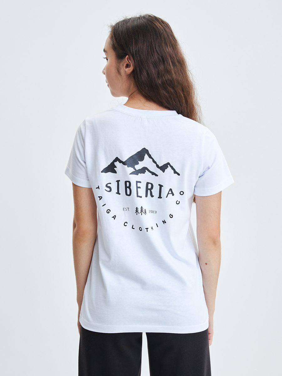 Футболка: Black Siberia W (белый)